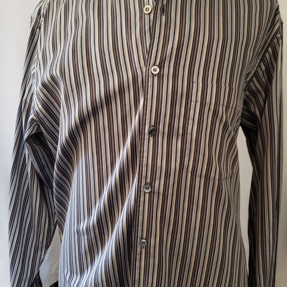 Ermengildo Zegna - Striped Button Down XL - Picture 2 of 5